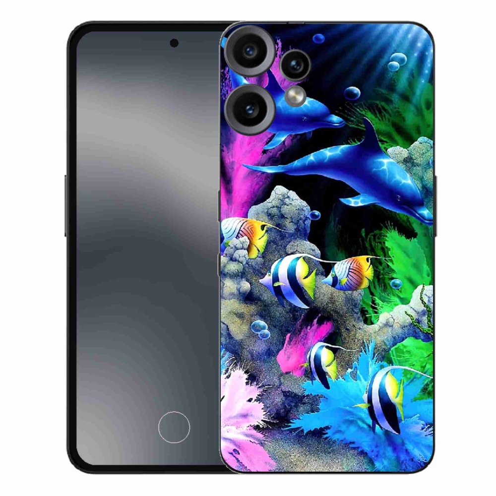 Gelový kryt mmCase na Nothing CMF Phone 2 Pro - mořský svět