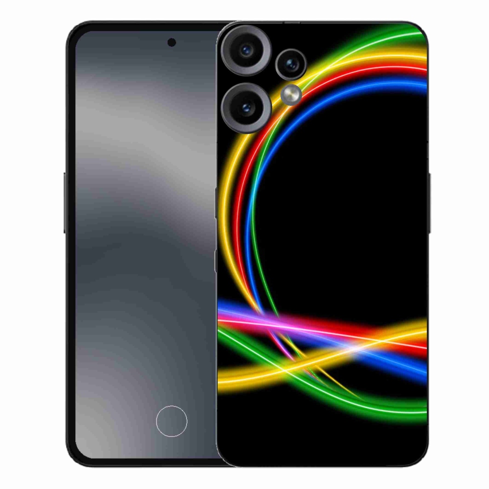Gelový kryt mmCase na Nothing CMF Phone 2 Pro - neonové kruhy