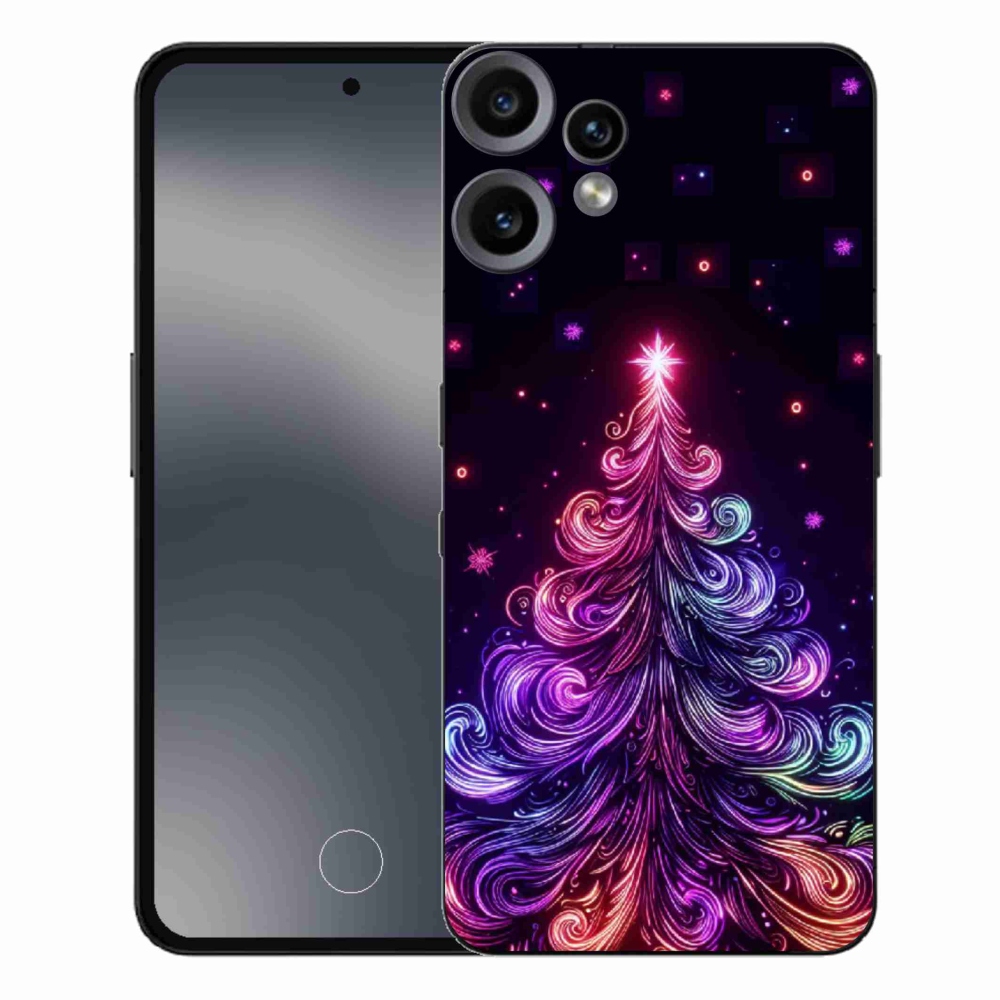 Gelový kryt mmCase na Nothing CMF Phone 2 Pro - neonový vánoční stromek 1