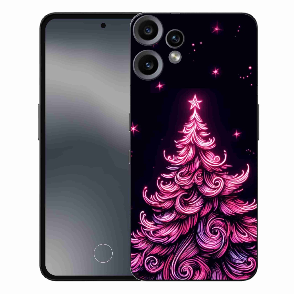 Gelový kryt mmCase na Nothing CMF Phone 2 Pro - neonový vánoční stromek 2