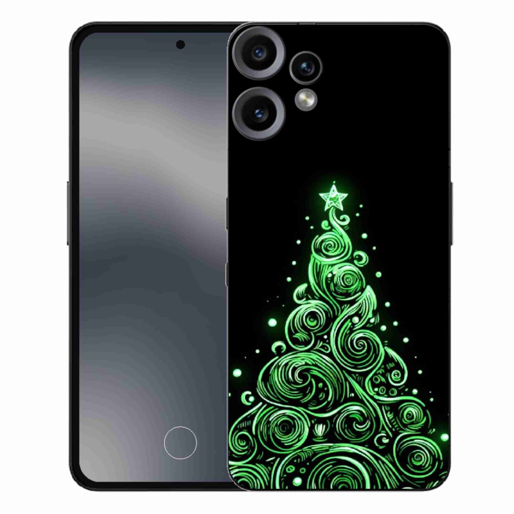 Gelový kryt mmCase na Nothing CMF Phone 2 Pro - neonový vánoční stromek 3