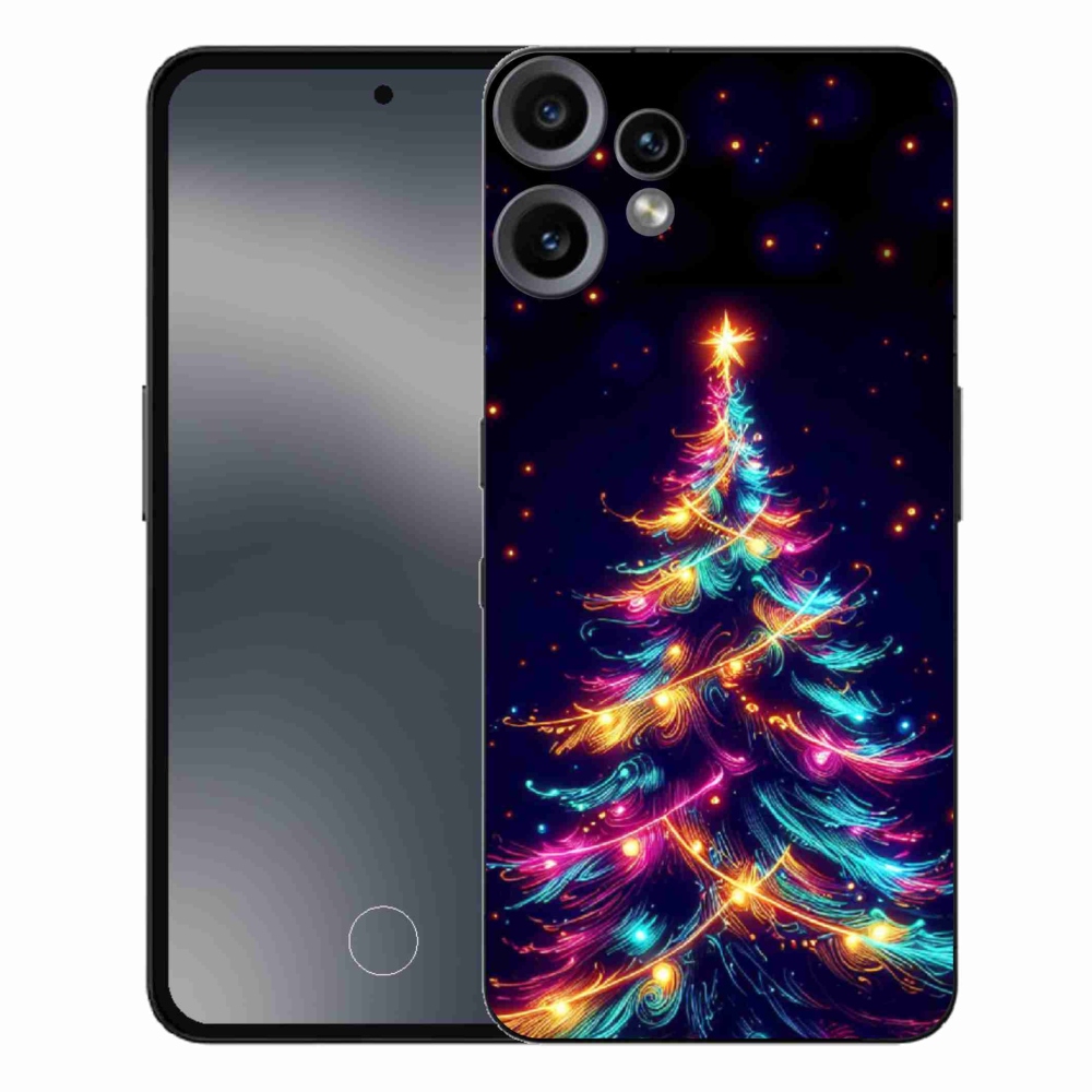 Gelový kryt mmCase na Nothing CMF Phone 2 Pro - neonový vánoční stromek