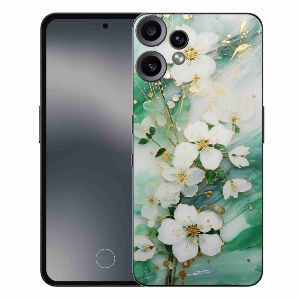 Gelový kryt mmCase na Nothing CMF Phone 2 Pro - něžné květy