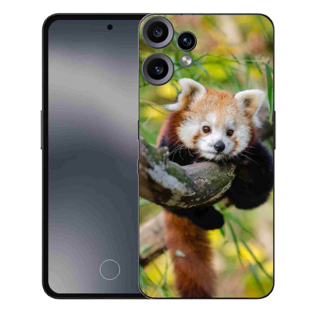Gelový kryt mmCase na Nothing CMF Phone 2 Pro - panda červená