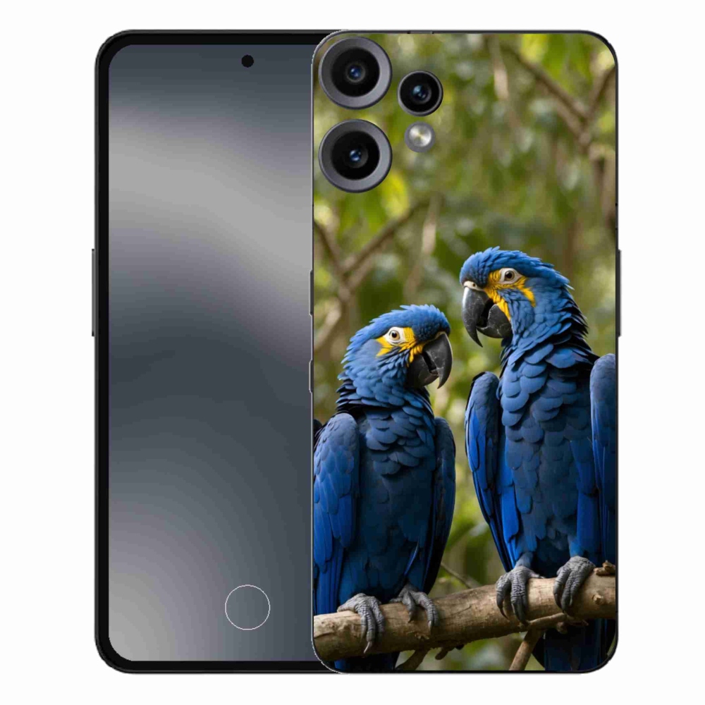 Gelový kryt mmCase na Nothing CMF Phone 2 Pro - papouščí duo