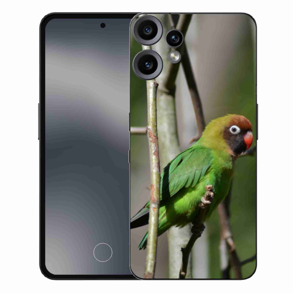 Gelový kryt mmCase na Nothing CMF Phone 2 Pro - papoušek agapornis