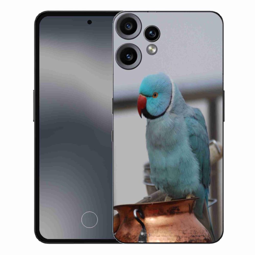 Gelový kryt mmCase na Nothing CMF Phone 2 Pro - papoušek alexandr modrý