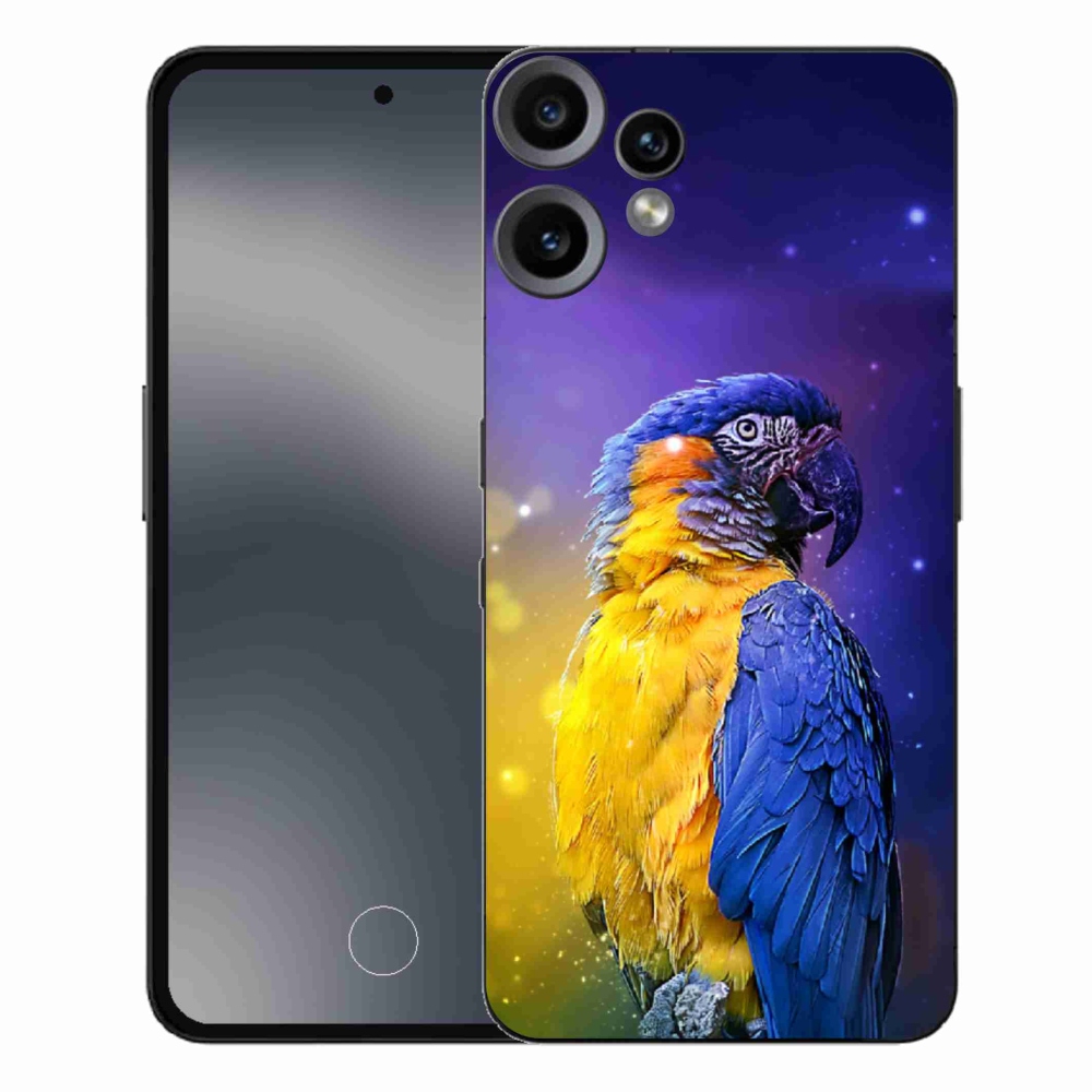 Gelový kryt mmCase na Nothing CMF Phone 2 Pro - papoušek ara 1