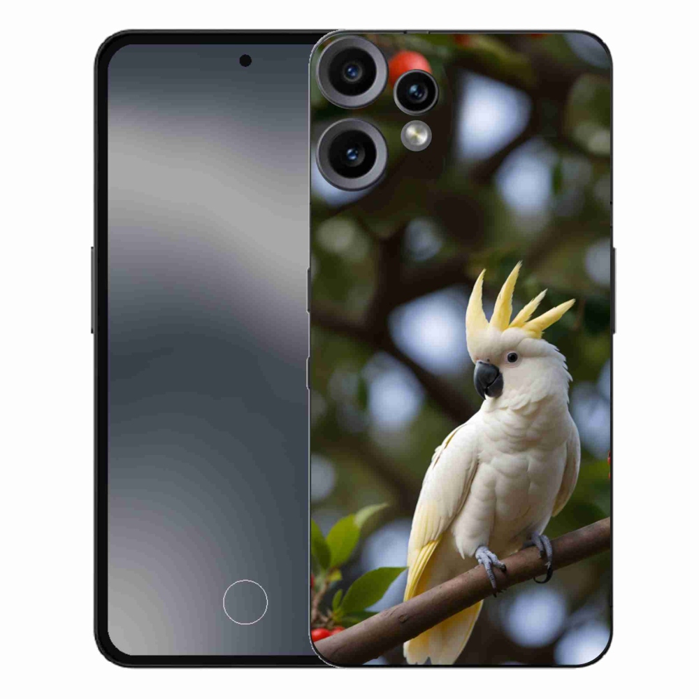 Gelový kryt mmCase na Nothing CMF Phone 2 Pro - papoušek kakadu 3