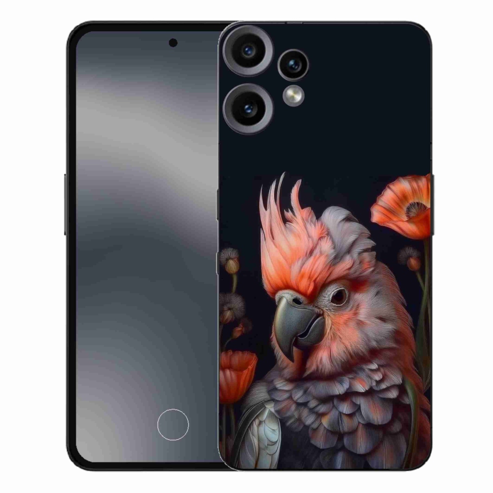 Gelový kryt mmCase na Nothing CMF Phone 2 Pro - papoušek kakadu v barvách