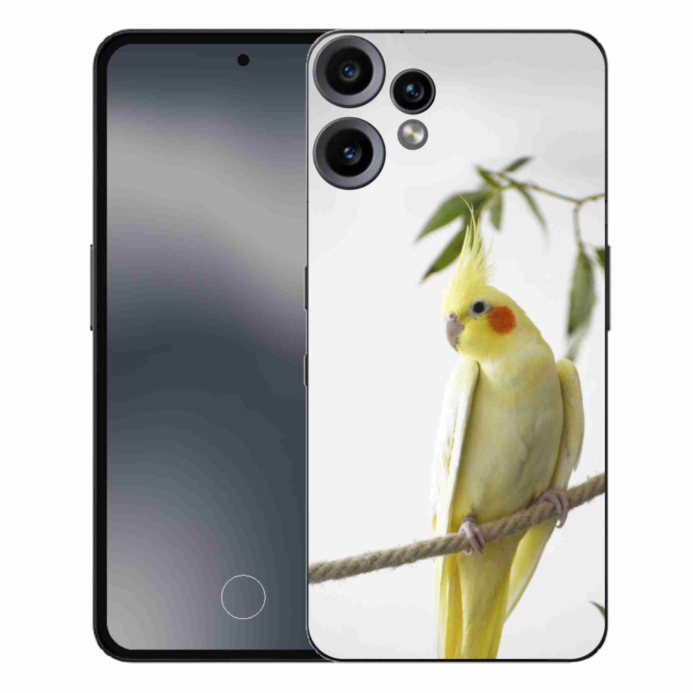 Gelový kryt mmCase na Nothing CMF Phone 2 Pro - papoušek korela chocholatá