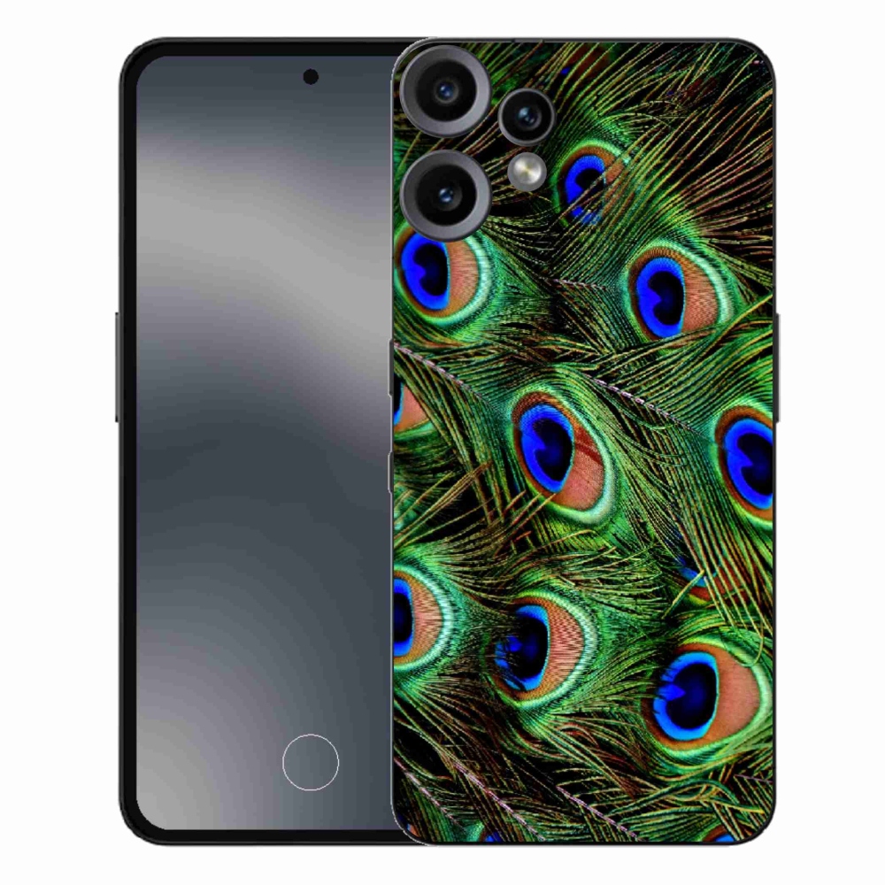 Gelový kryt mmCase na Nothing CMF Phone 2 Pro - paví peří