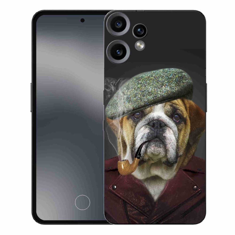 Gelový kryt mmCase na Nothing CMF Phone 2 Pro - pes s fajfkou