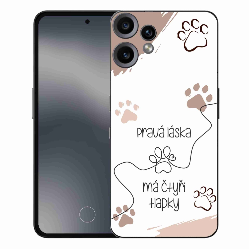 Gelový kryt mmCase na Nothing CMF Phone 2 Pro - psí motiv 1 bílé pozadí