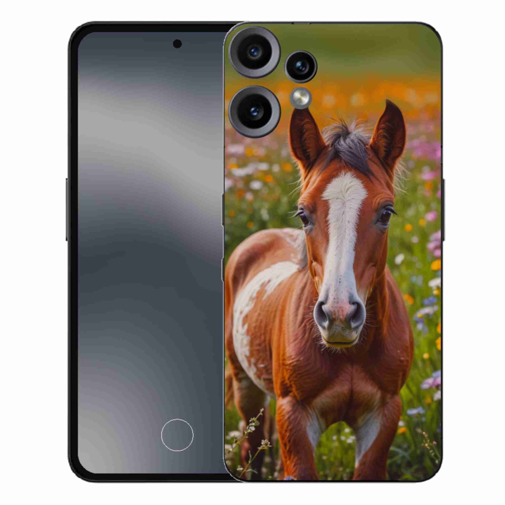 Gelový kryt mmCase na Nothing CMF Phone 2 Pro - roztomilé hříbě