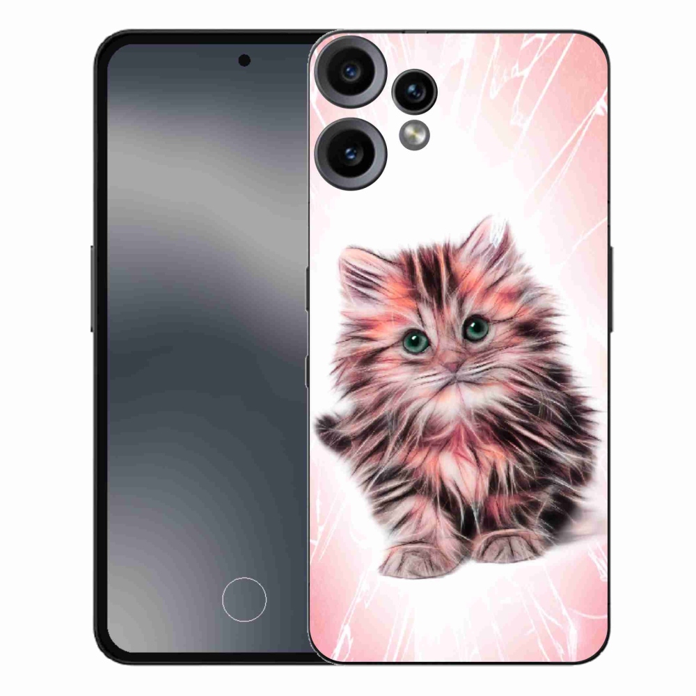 Gelový kryt mmCase na Nothing CMF Phone 2 Pro - roztomilé kotě