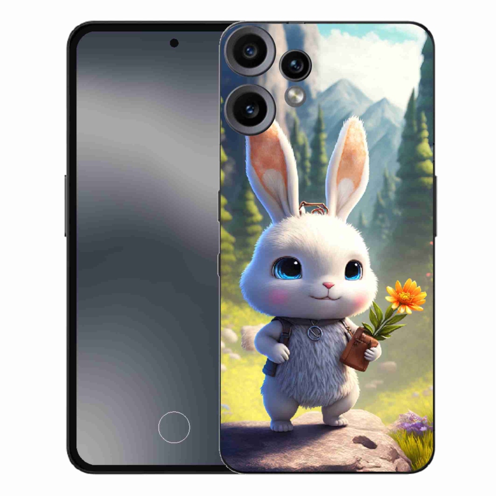 Gelový kryt mmCase na Nothing CMF Phone 2 Pro - roztomilý králíček