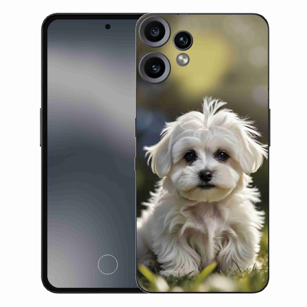 Gelový kryt mmCase na Nothing CMF Phone 2 Pro - roztomilý maltézský psík