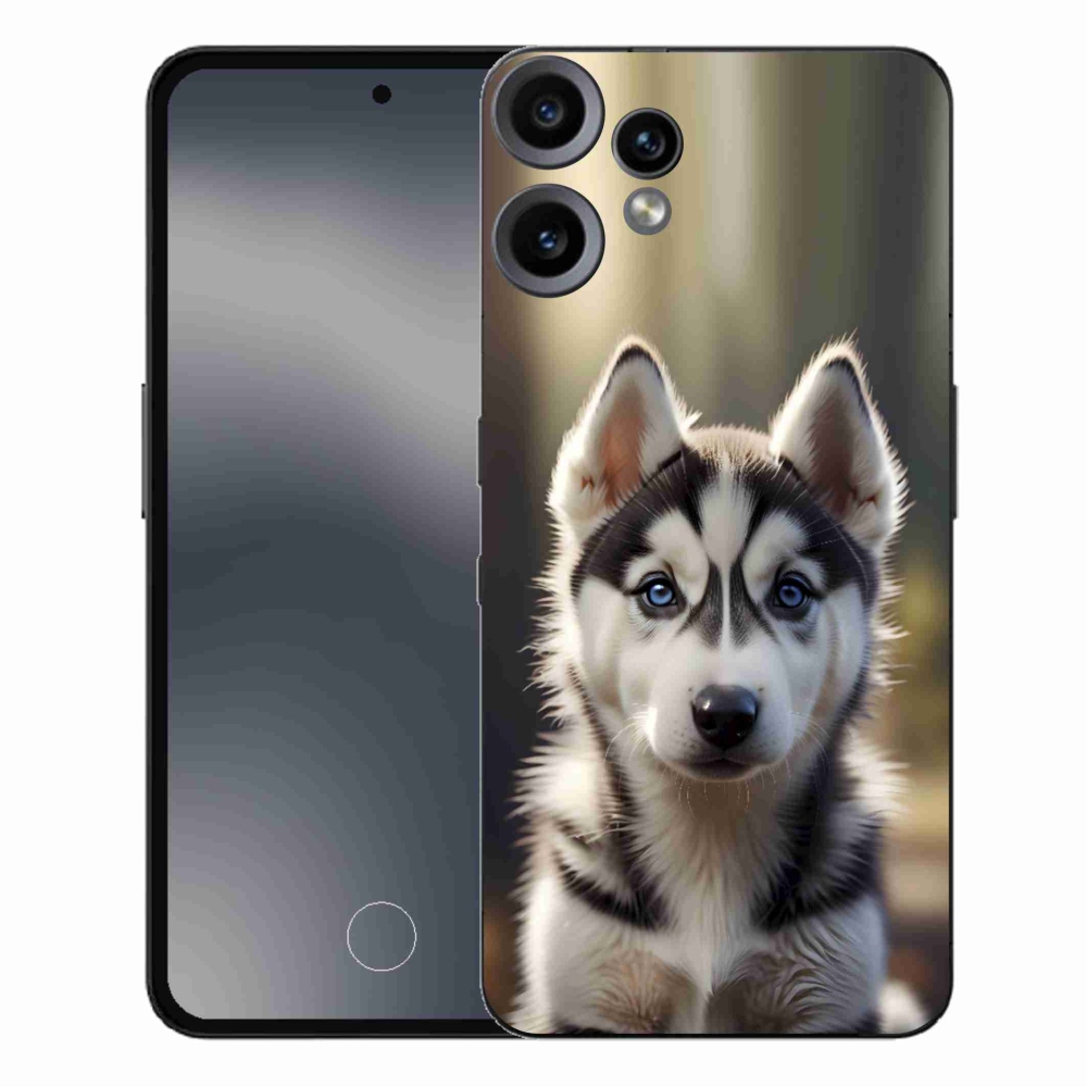 Gelový kryt mmCase na Nothing CMF Phone 2 Pro - roztomilý sibiřský husky