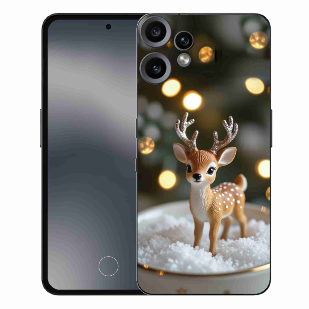 Gelový kryt mmCase na Nothing CMF Phone 2 Pro - roztomilý vánoční jelen
