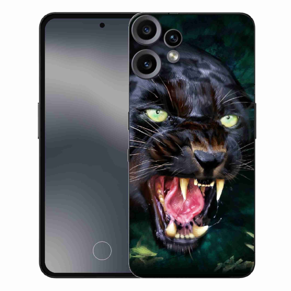Gelový kryt mmCase na Nothing CMF Phone 2 Pro - rozzuřený černý panter