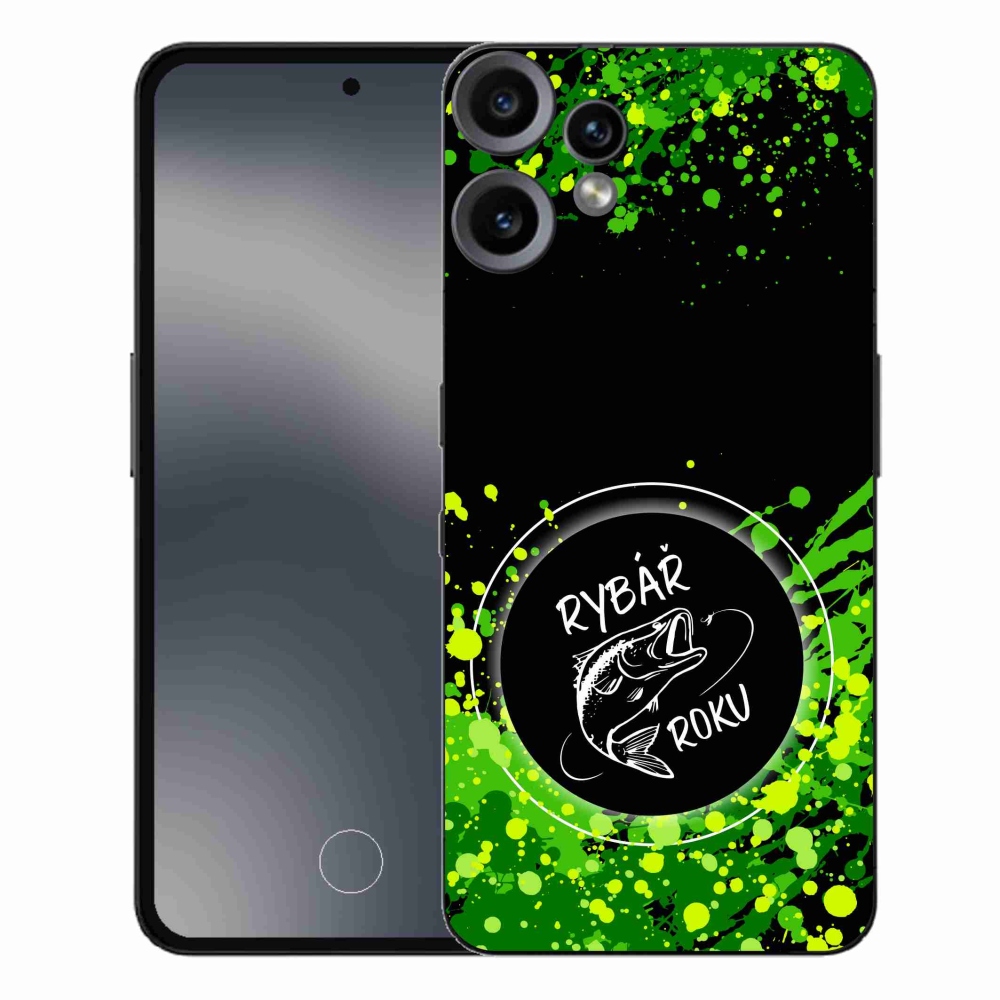 Gelový kryt mmCase na Nothing CMF Phone 2 Pro - rybář roku černé pozadí