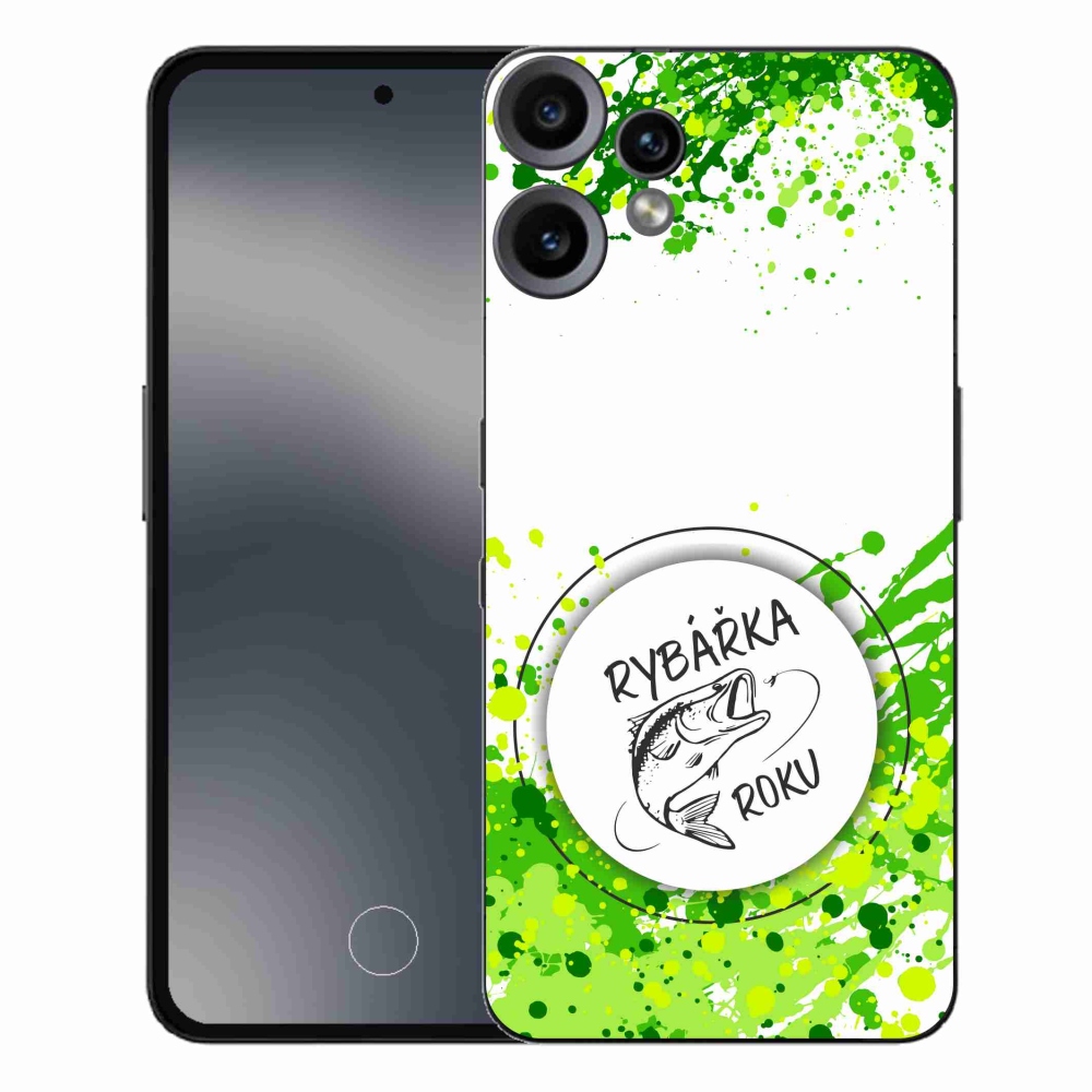 Gelový kryt mmCase na Nothing CMF Phone 2 Pro - rybářka roku bílé pozadí
