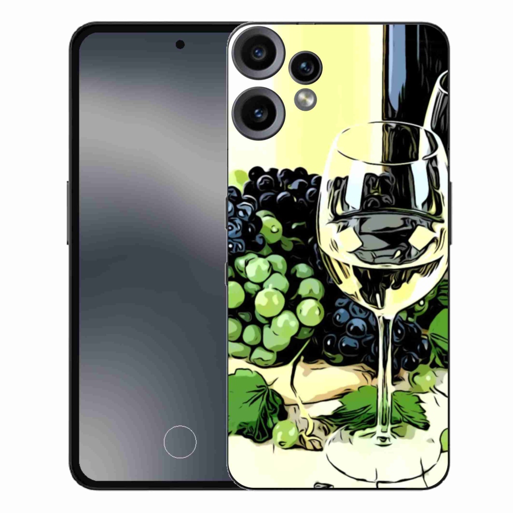 Gelový kryt mmCase na Nothing CMF Phone 2 Pro - sklenka vína