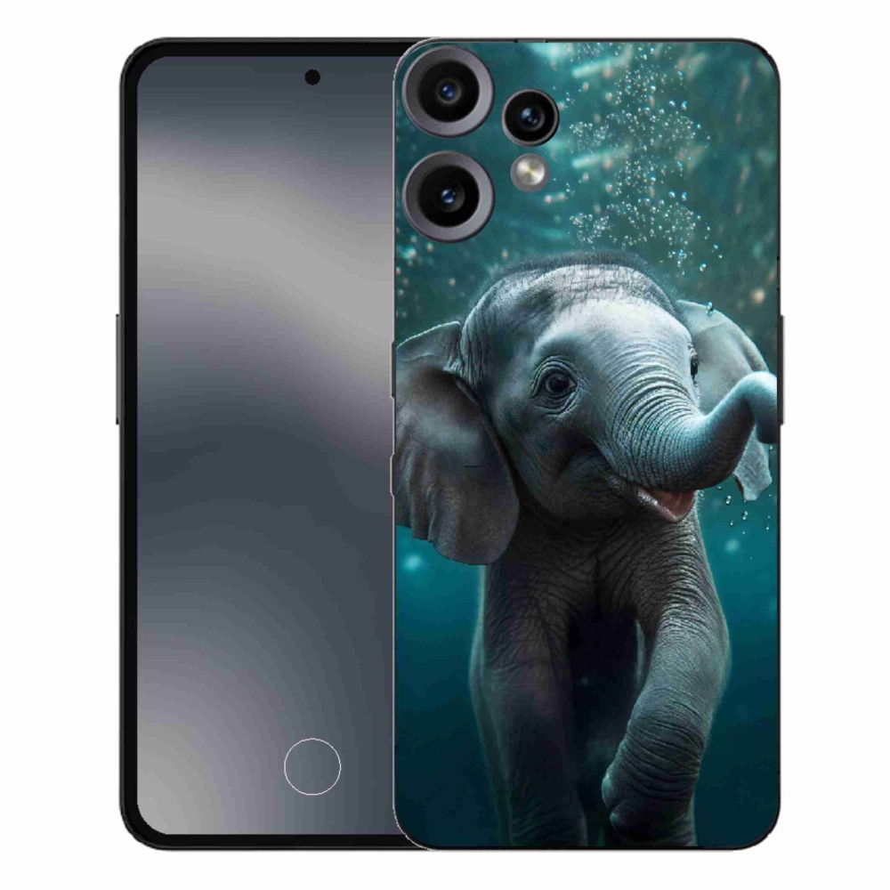 Gelový kryt mmCase na Nothing CMF Phone 2 Pro - slůně pod vodou