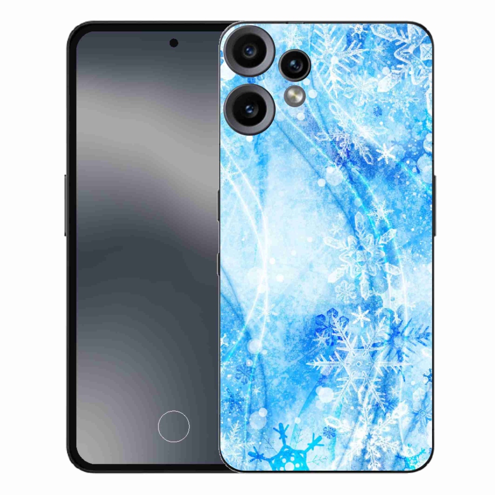 Gelový kryt mmCase na Nothing CMF Phone 2 Pro - sněhové vločky