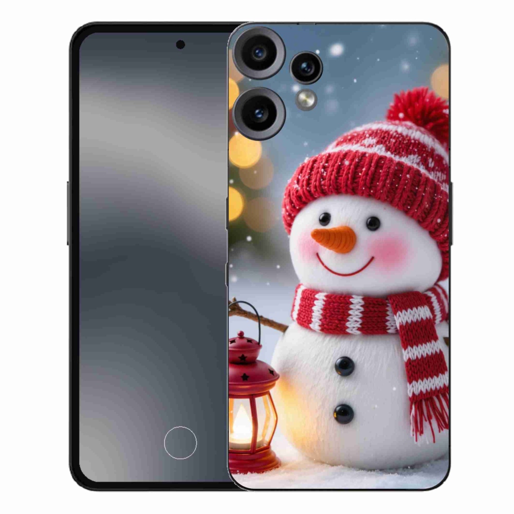 Gelový kryt mmCase na Nothing CMF Phone 2 Pro - sněhulák 2