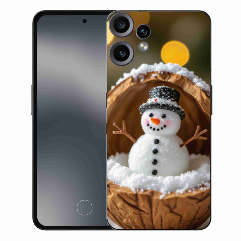 Gelový kryt mmCase na Nothing CMF Phone 2 Pro - sněhulák 4