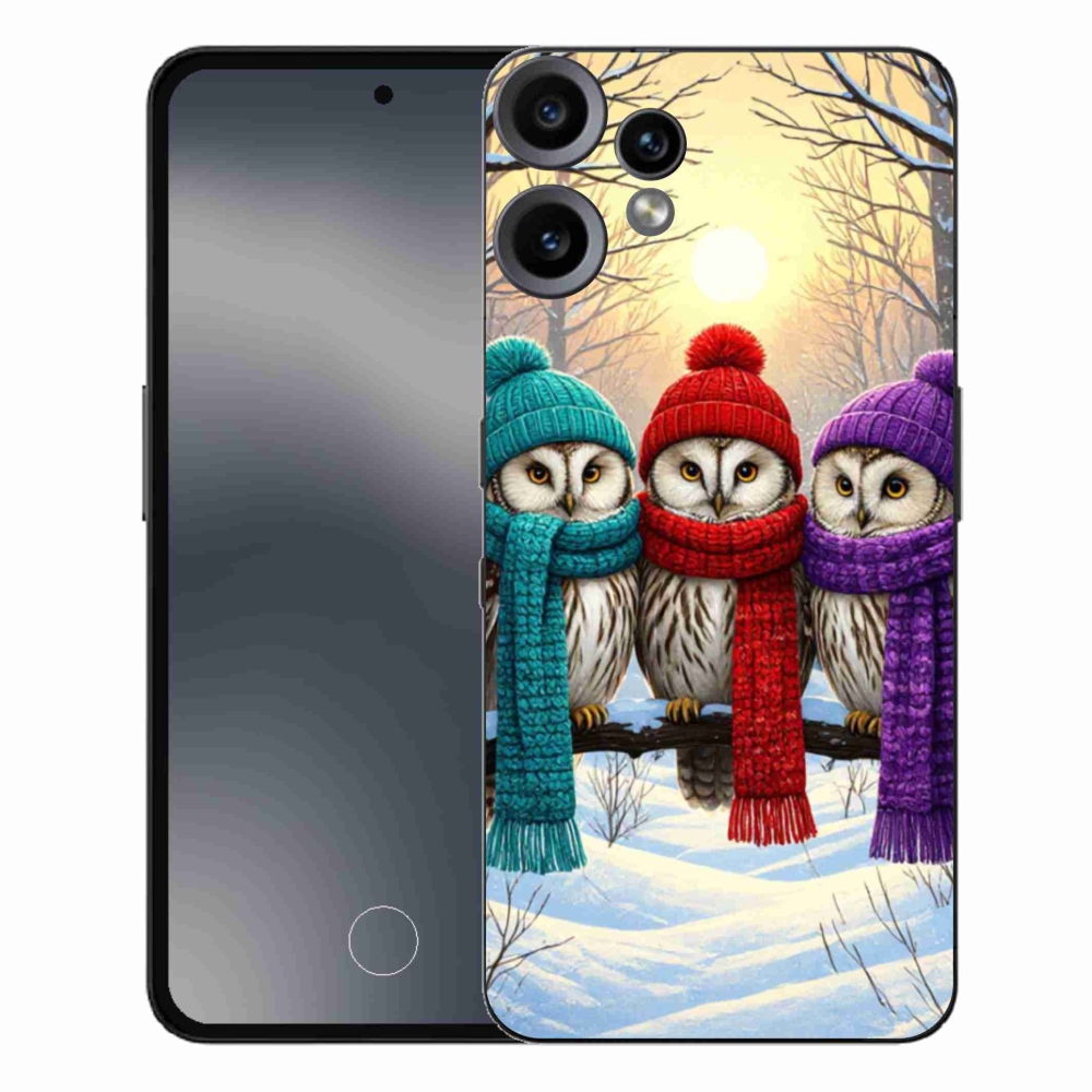 Gelový kryt mmCase na Nothing CMF Phone 2 Pro - soví přátelé