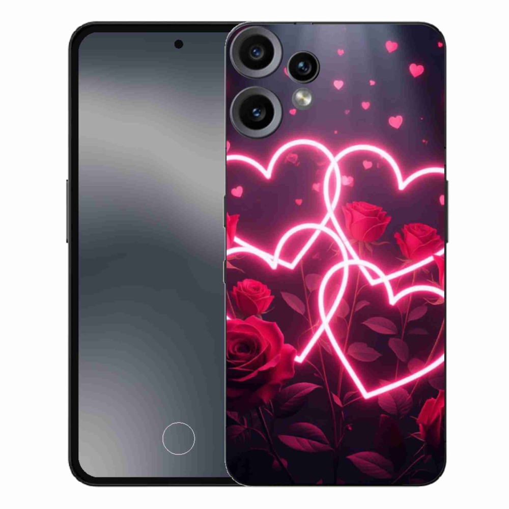 Gelový kryt mmCase na Nothing CMF Phone 2 Pro - srdce lásky