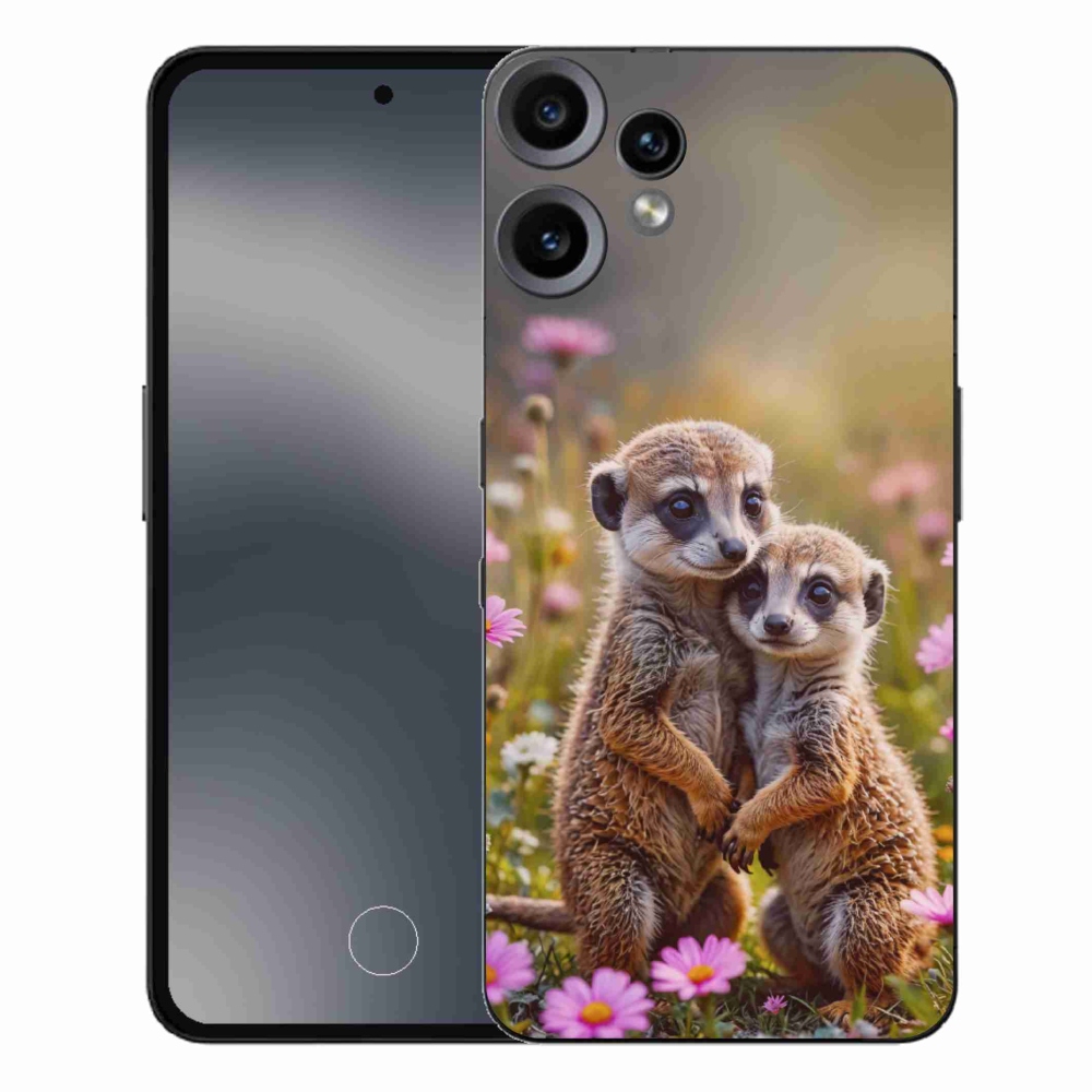Gelový kryt mmCase na Nothing CMF Phone 2 Pro - surikatí duo