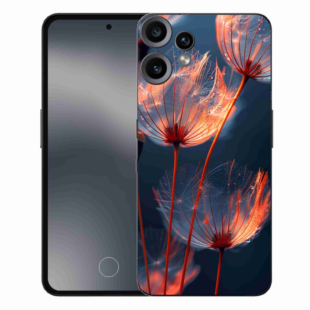 Gelový kryt mmCase na Nothing CMF Phone 2 Pro - světélkující chmýří