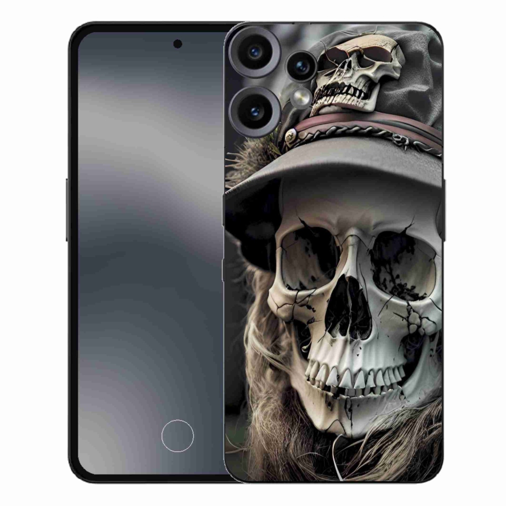 Gelový kryt mmCase na Nothing CMF Phone 2 Pro - temná lebka