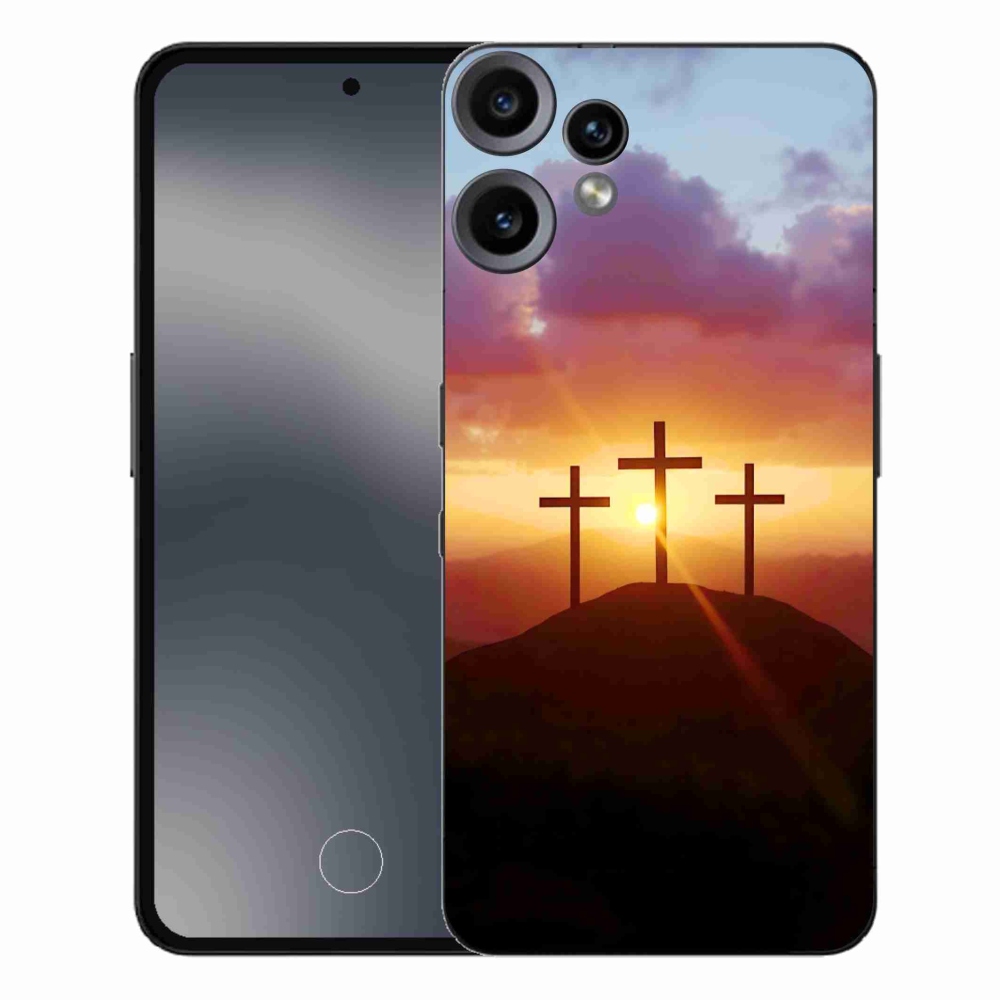 Gelový kryt mmCase na Nothing CMF Phone 2 Pro - tři kříže