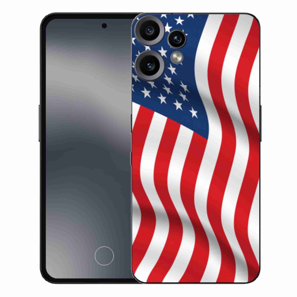 Gelový kryt mmCase na Nothing CMF Phone 2 Pro - USA vlajka