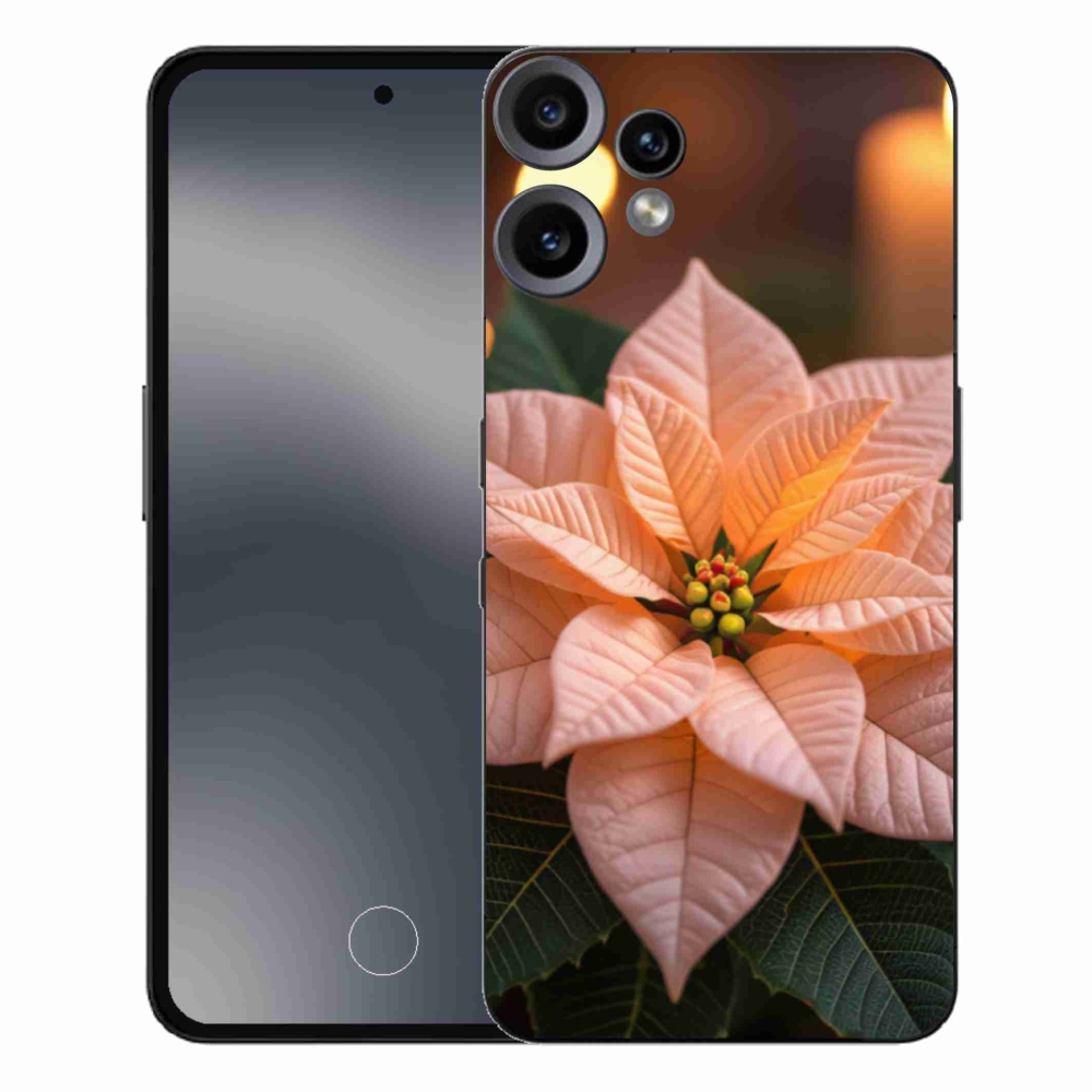 Gelový kryt mmCase na Nothing CMF Phone 2 Pro - vánoční hvězda