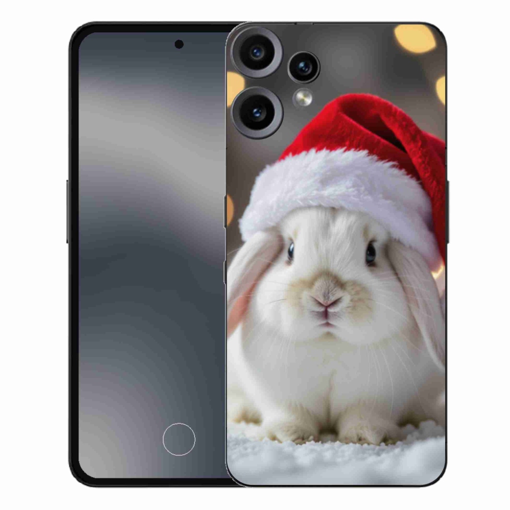 Gelový kryt mmCase na Nothing CMF Phone 2 Pro - vánoční králík