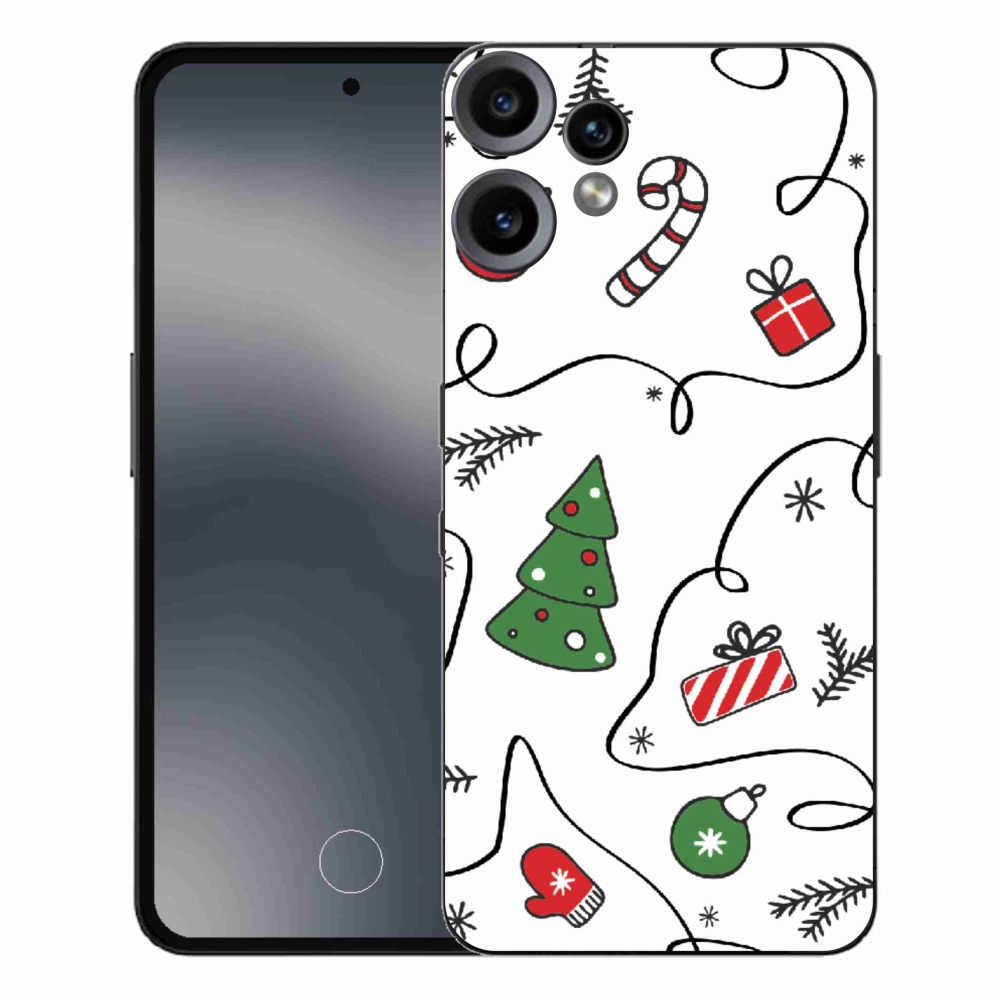 Gelový kryt mmCase na Nothing CMF Phone 2 Pro - vánoční motivy