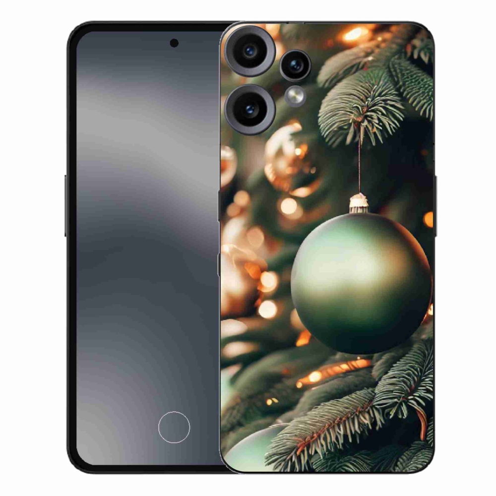Gelový kryt mmCase na Nothing CMF Phone 2 Pro - vánoční ozdoby 1