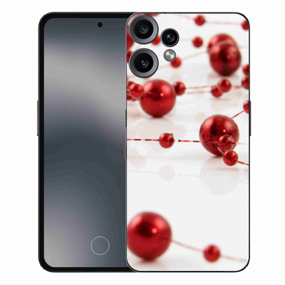 Gelový kryt mmCase na Nothing CMF Phone 2 Pro - vánoční řetěz