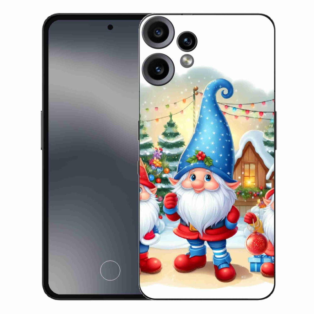 Gelový kryt mmCase na Nothing CMF Phone 2 Pro - vánoční skřítci