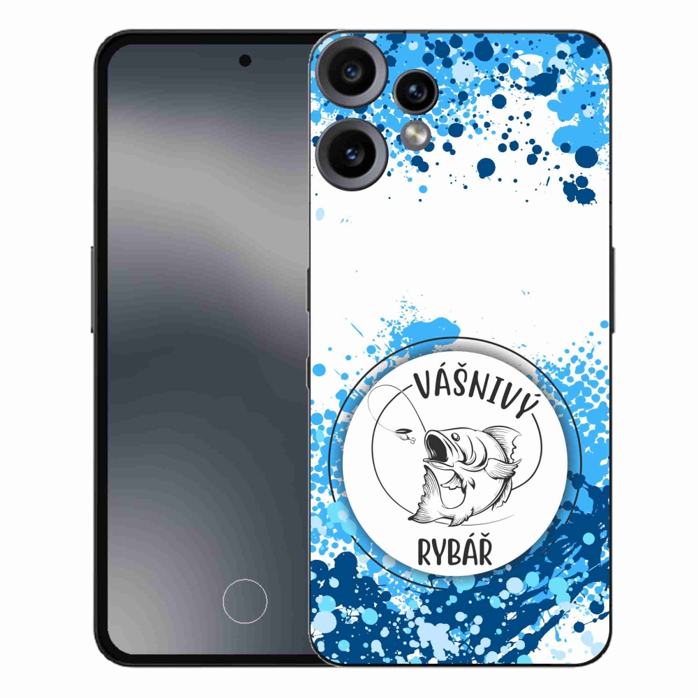 Gelový kryt mmCase na Nothing CMF Phone 2 Pro - vášnivý rybář bílé pozadí