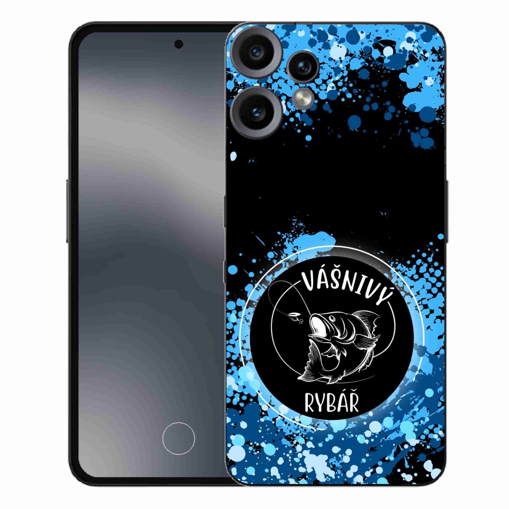 Gelový kryt mmCase na Nothing CMF Phone 2 Pro - vášnivý rybář černé pozadí