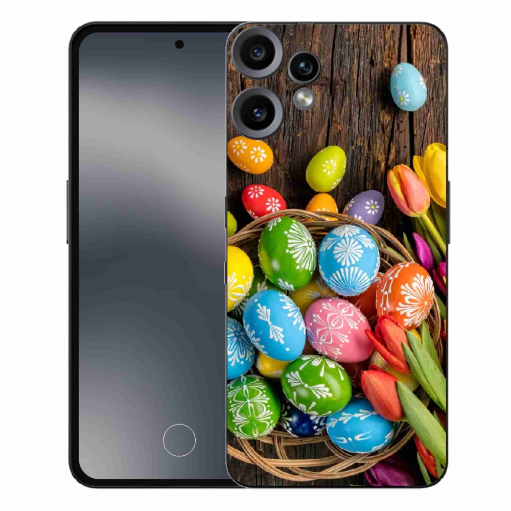 Gelový kryt mmCase na Nothing CMF Phone 2 Pro - velikonoční vajíčka