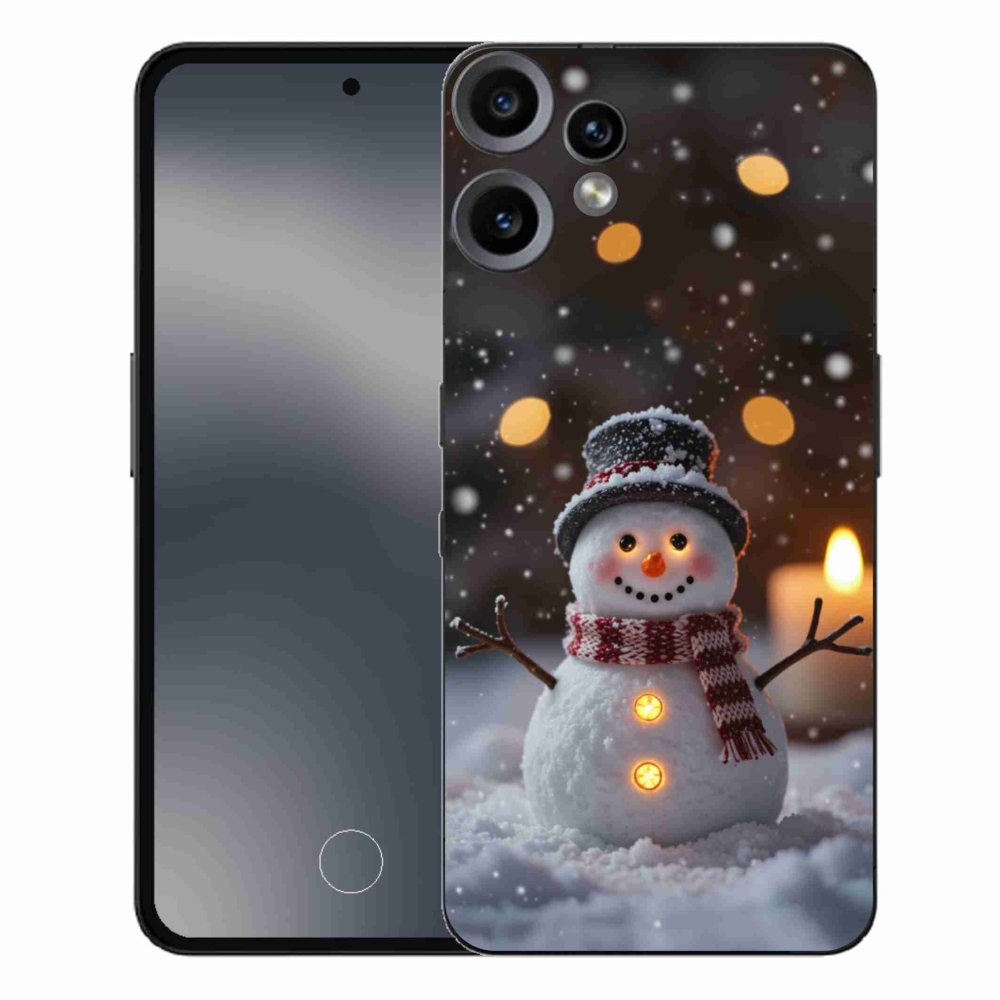Gelový kryt mmCase na Nothing CMF Phone 2 Pro - veselý sněhulák