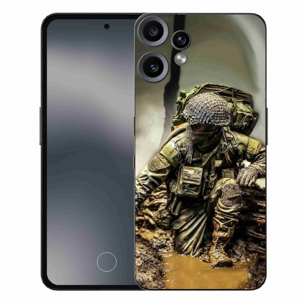 Gelový kryt mmCase na Nothing CMF Phone 2 Pro - voják